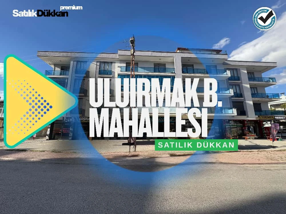 KONYA KARATAY ULUIRMAK BURHANDEDE MAHALLESİNDE OFİS KULLANIMINA HAZIR YATIRIMLIK SATILIK DÜKKAN!